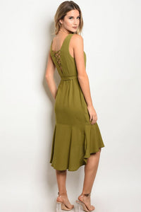 Olive Midi Dress