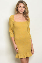 Load image into Gallery viewer, Mustard and Dots Dress