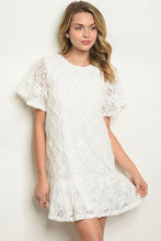 Load image into Gallery viewer, White Lace Dress