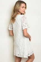 Load image into Gallery viewer, White Lace Dress