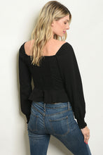 Load image into Gallery viewer, Black long Sleeves Top