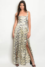 Load image into Gallery viewer, Snake Print Jumpsuit