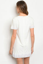 Load image into Gallery viewer, White dress with Rhinestones