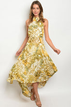 Load image into Gallery viewer, Yellow Animal Print Maxi