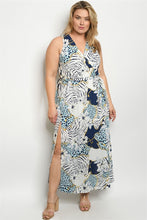 Load image into Gallery viewer, Blues Animal Print Maxi