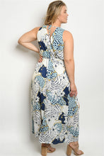 Load image into Gallery viewer, Blues Animal Print Maxi
