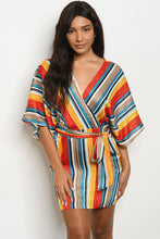 Load image into Gallery viewer, Tropical Stripes Dress