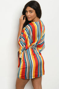 Tropical Stripes Dress