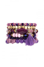 Load image into Gallery viewer, Purple Bracelet Set