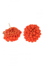 Load image into Gallery viewer, Coral Beads Rounds Earrings
