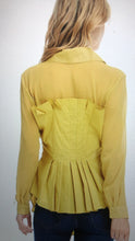 Load image into Gallery viewer, Mustard Asymmetric Blouse