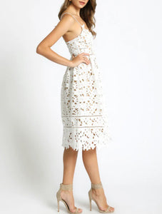 Lace  White Dress