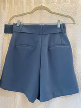Load image into Gallery viewer, Blue High Waisted Shorts