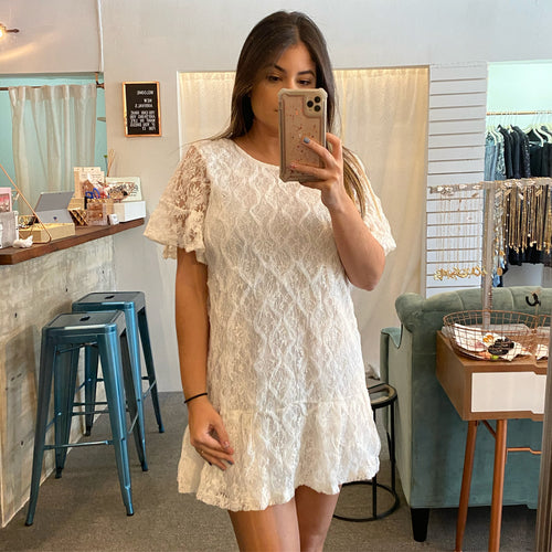 White Lace Dress