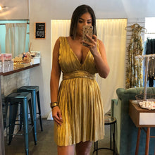 Load image into Gallery viewer, Gold Dress